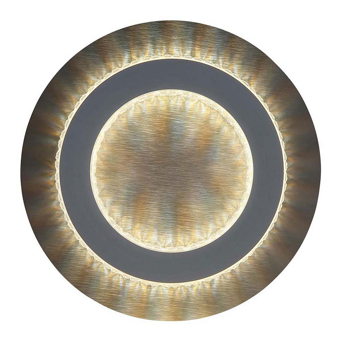 DECKENLEUCHTE JAYDEN, LED, Schwarz, Metall, Kristalloptik - Schwarz, Metall (20/20/5.5cm) - Globo Lighting