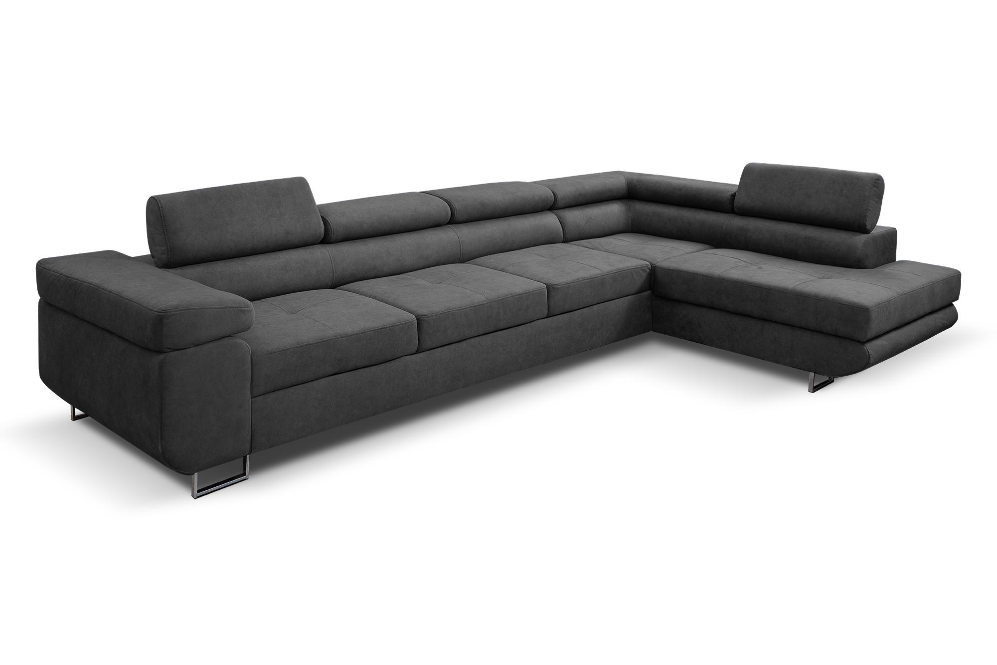 Margaret Hadas24 Ecksofa Dunkelgrau 347x202 cm