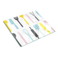 GLASPLATTE 60x52 cm Geschirr - Multicolor, Glas (60/0.4/52cm) - TULUP