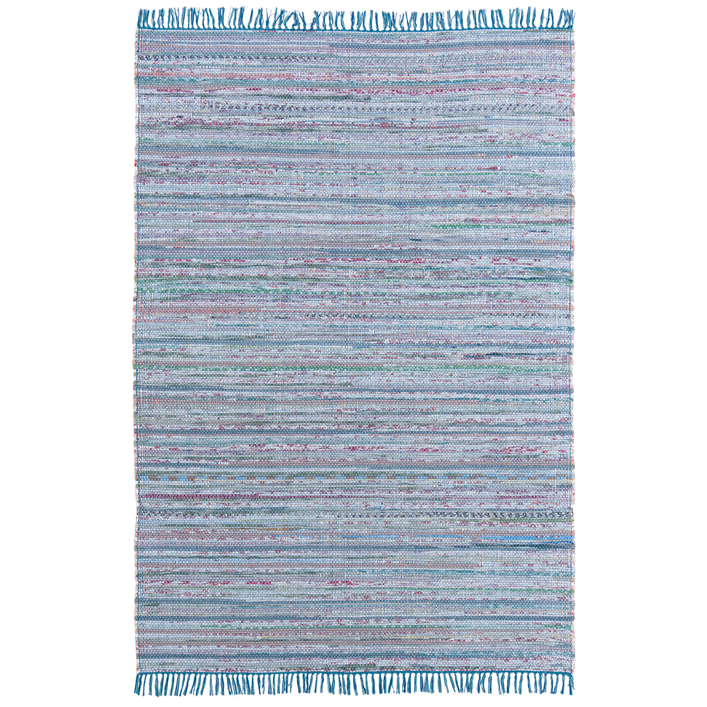 Pergamon Fleckerlteppich Blau 140x200 cm