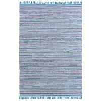 FLECKERLTEPPICH BAUMWOLLE NATUR CAYENNE - Blau, Textil (170/240cm) - Pergamon