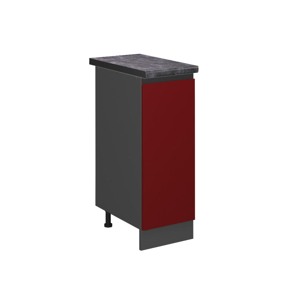 Vicco Apothekerschrank Rot, Anthrazit 30x81.6x60 cm