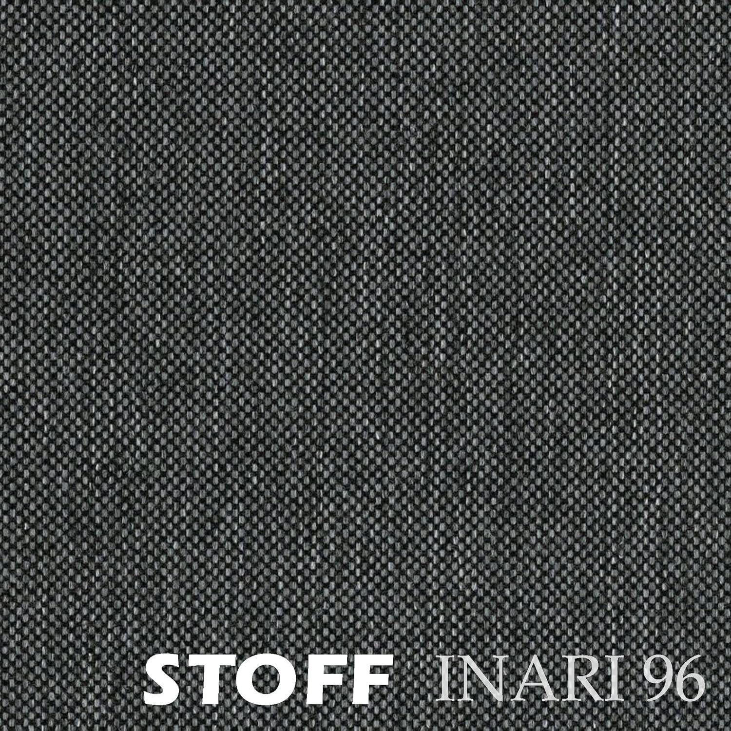 ECKBANK Alina - INARI-Stoff - 142 x 196 cm - Rechts - Grau - Grau, Textil/Metall (142/196cm) - AN-Moebel 4u