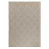 TEPPICH Outdoor Flachgewebe Skandi-Muster Polypropylen Balkon Beige Rechteckig 200x290 - Beige, Textil (200/290cm) - KADIMA DESIGN