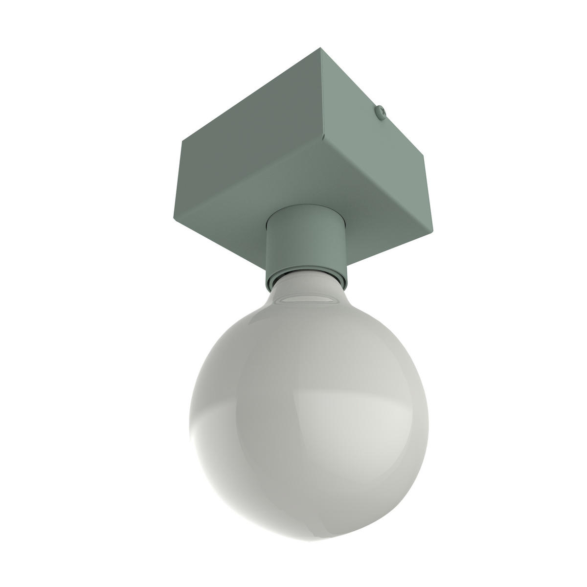 DECKENLEUCHTE - Grün, Metall (10/10/7.5cm) - Lumicom