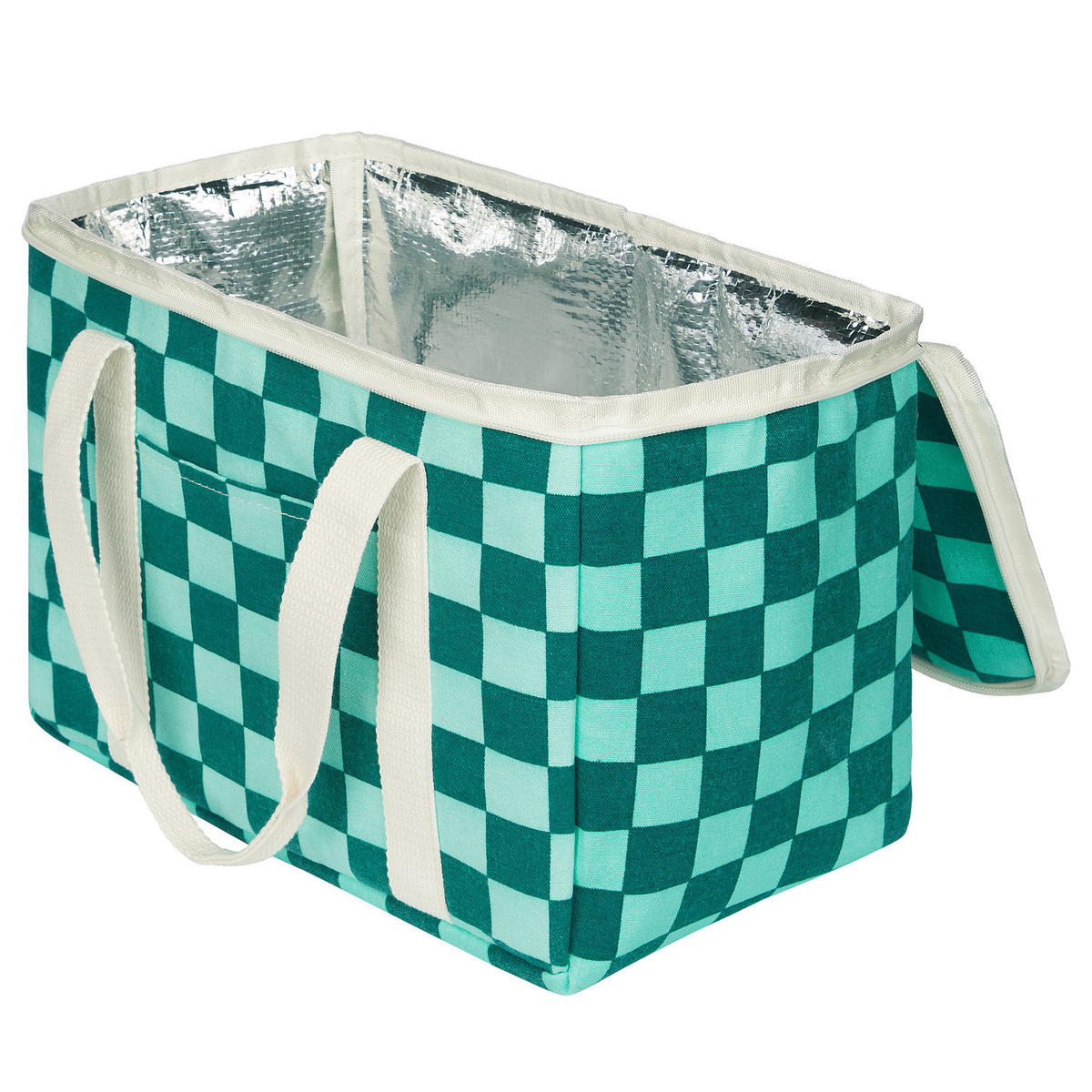 KÜHLTASCHE Keep Cool - Petrol, Textil/Metall (18/20/29cm) - Butlers