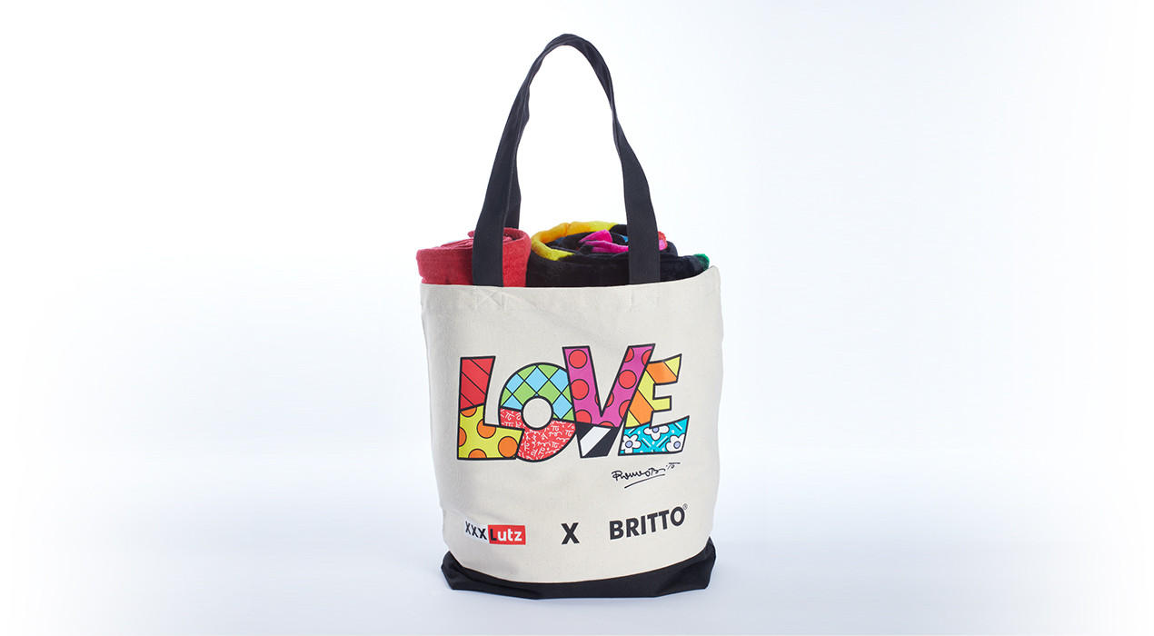 Britto Stoffbeutel mit Aufdruck