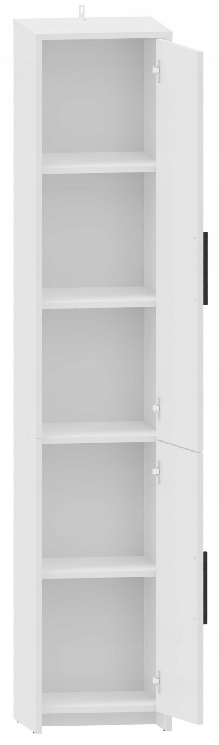 BÜCHERREGAL ALTIVO REG 36 2D Weiß 36/35,9/183,5 cm - Weiß, Holzwerkstoff (36/183.5/35.9cm) - Matkam Möbel