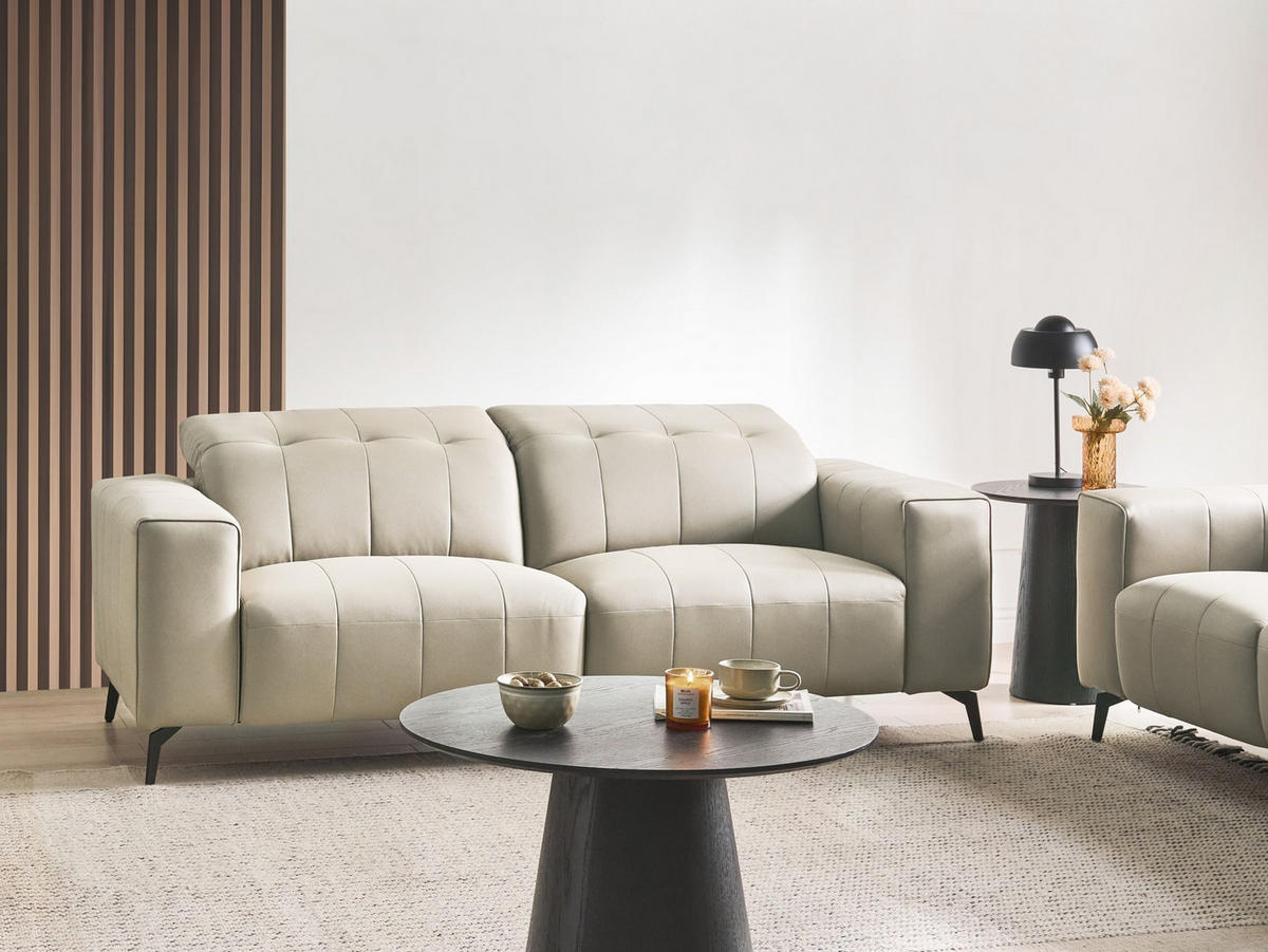 POHOVKA 3-místná Látka Světle béžová Ommel - béžová, textil (210/80/102cm) - Beliani