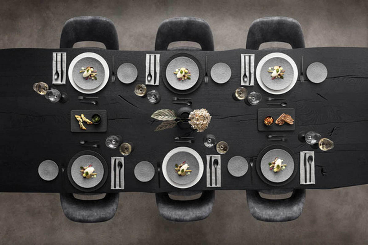 TAFELSERVICE Manufacture Rock Blanc weiß 12er Set - Weiß, Keramik (1/1/1cm) - Villeroy & Boch