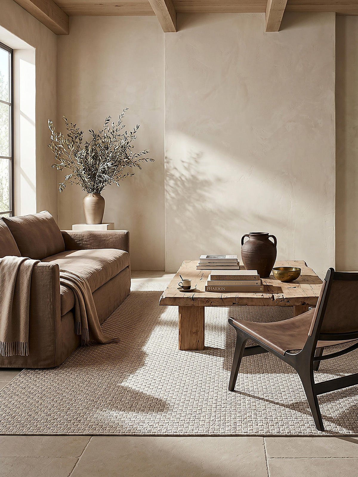 FLACHWEBTEPPICH Uni BROYE Polypropylen Beige 160 x 230 cm - Beige, Textil (160/230cm) - KADIMA DESIGN