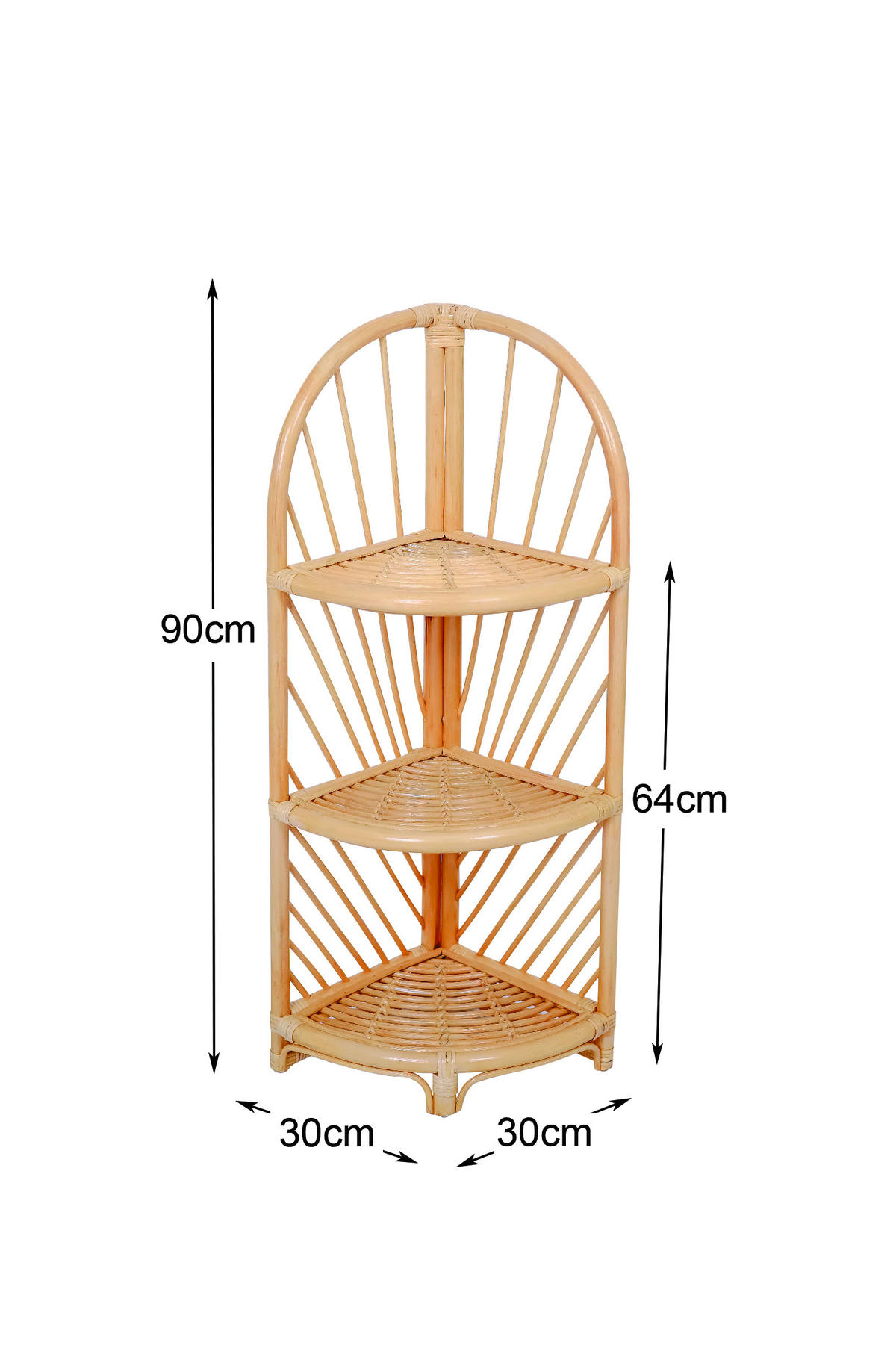 REGAL Braun - Braun, Holz (30/90/30cm) - Nordlys