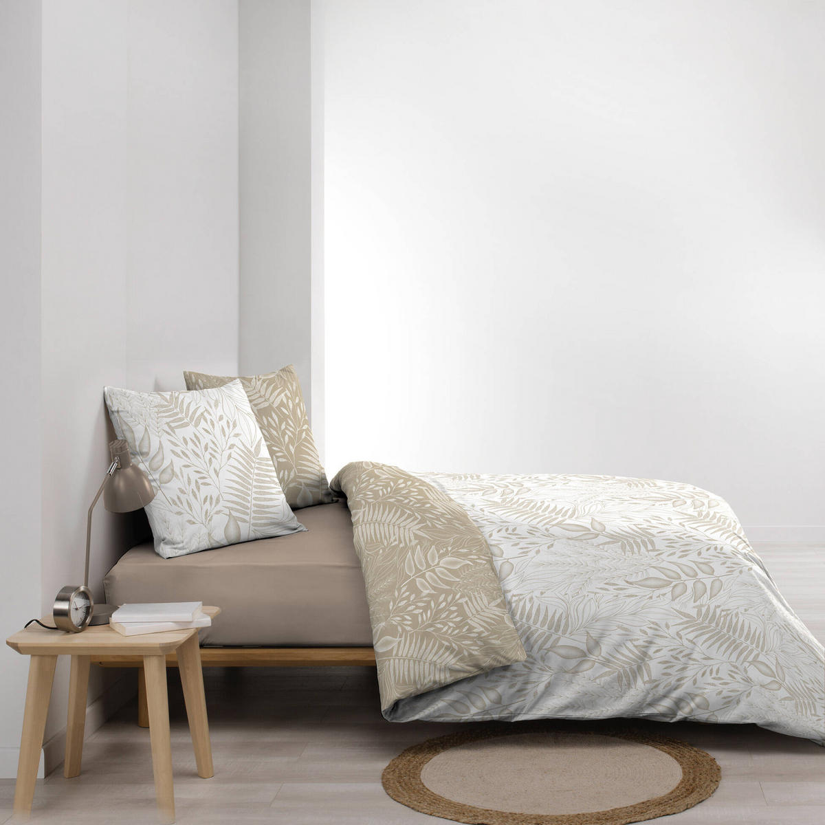 BETTWÄSCHE Cassia 240/220 cm - Beige, Naturmaterialen (220/240cm) - Douceur d´intérieur