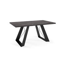 ESSZIMMERTISCH Corso Pietra Grigia Schwarz / Schwarz 140/240 / 80 / 76cm - Schwarz, Holz/Holzwerkstoff (80/140/76cm) - Feldmann-Wohnen