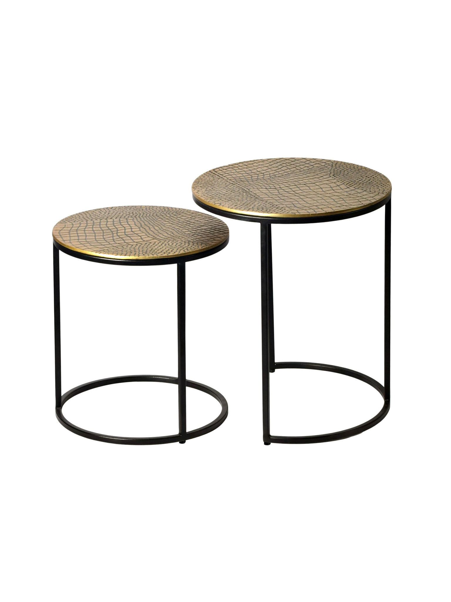 Kadima Design Beistelltische Gold 40x48x40 cm