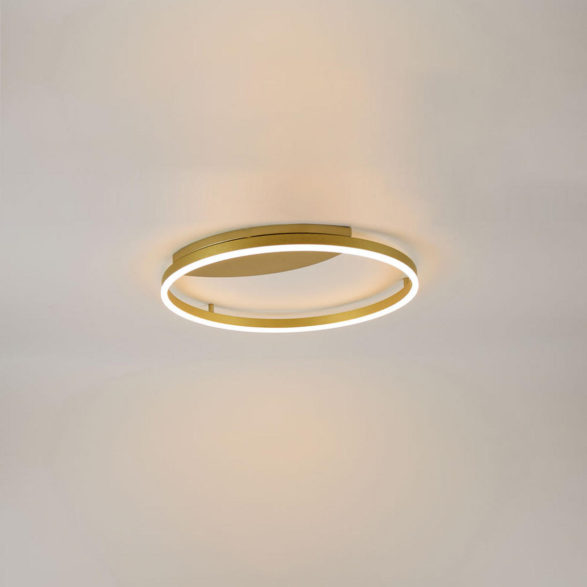 LED-WAND-/DECKENLAMPE Ring Gold Ø 60cm - Goldfarben, Metall (60/60/5.5cm) - s.luce