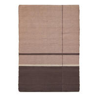 TEPPICH aus recycelten Fasern handgewebt beige - Beige, Naturmaterialien (140/200cm) - AFK Living