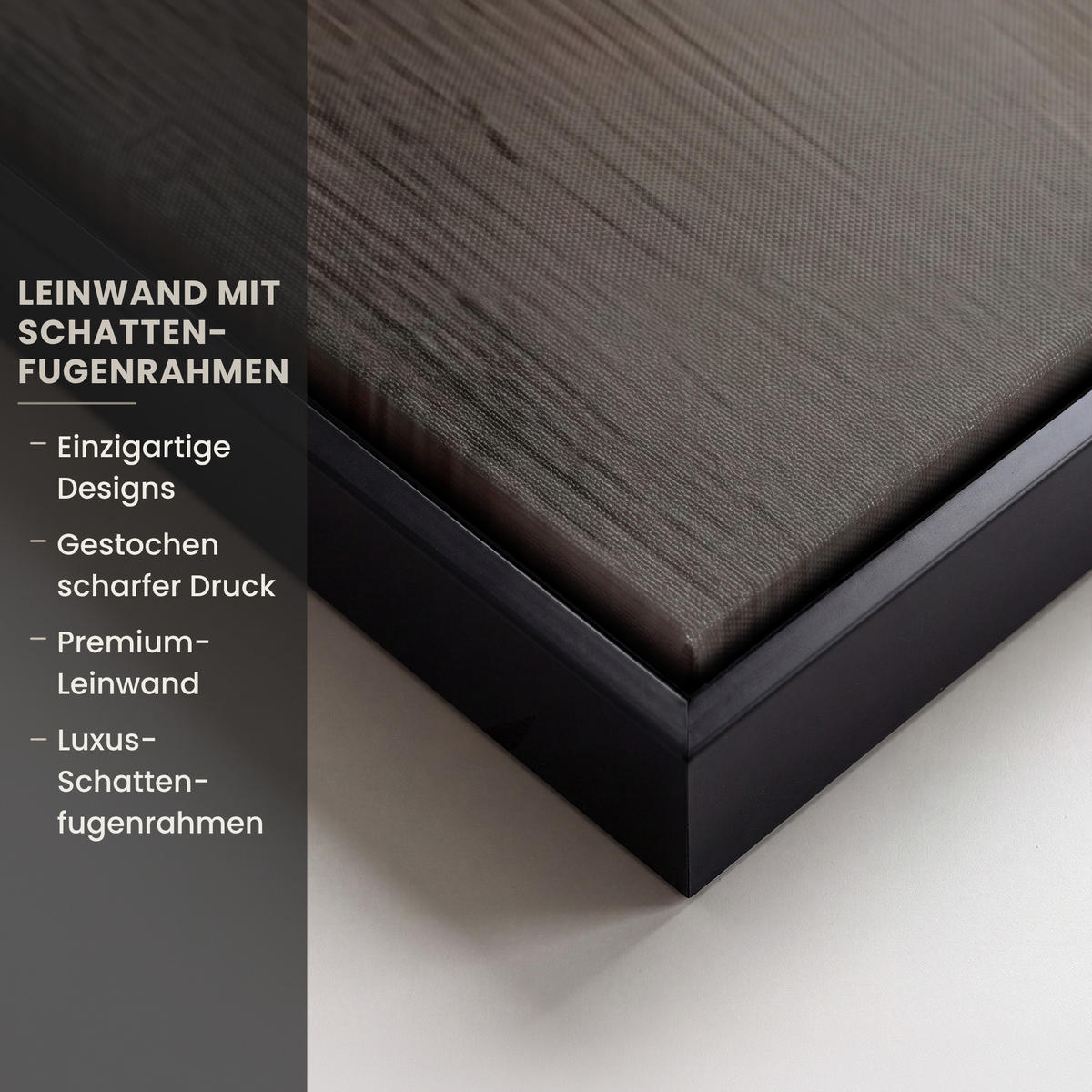 LEINWAND Bilder mit Rahmen - Farbe - Abstrakt - Beige - Kunst - 100x150 - Greige, Textil (100/150cm) - MuchoWow