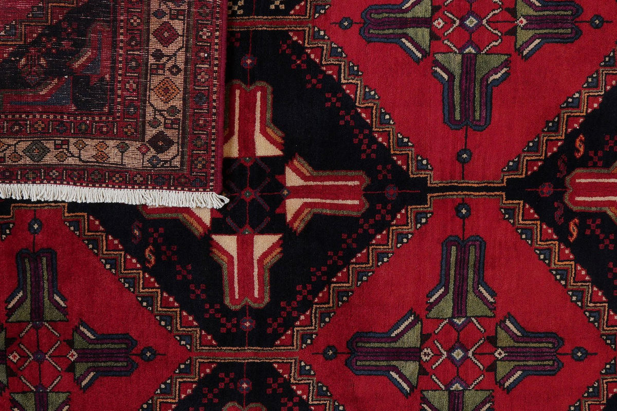 ORIENTTEPPICH handgeknüpft Afshar Blau 250/162 cm Schurwolle - Blau, Textil (162/250cm) - Looma
