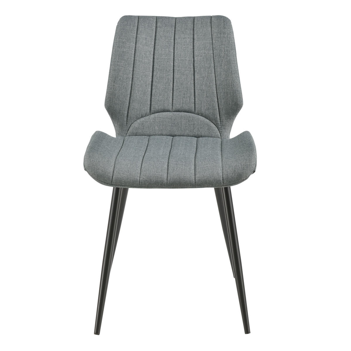 ESSZIMMERSTUHL Mendoza 6er Set - Hellgrau, Textil (58/77/46cm) - [en.casa]