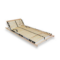 LATTENROST ErgoFlex 90x200 7-Zonen mit verstellbarem Kopfteil - Eschefarben/Buchefarben, Holz (90/200cm) - Mister Sandman