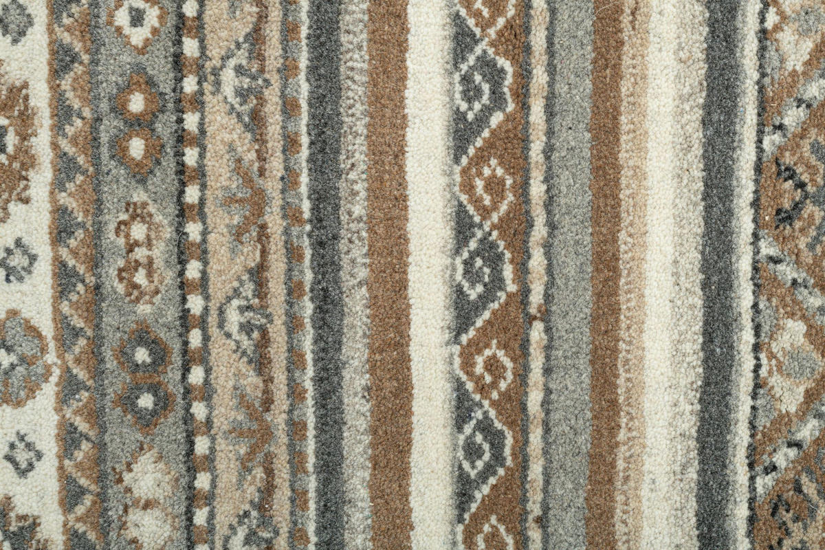 WOLLTEPPICH Imperial Schaal 90x160 cm - Naturfarben, Textil (90/160cm) - THEKO
