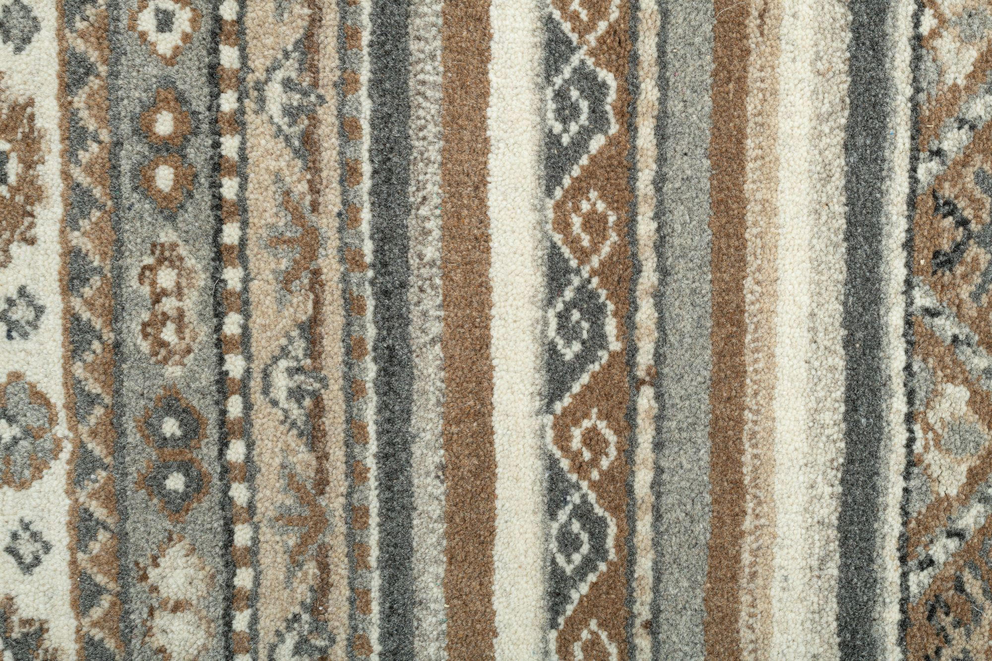 Thumbnail - Theko Wollteppich, Natur, Textil, Orientalisch, Rechteckig, 60x90 cm, für Fußbodenheizung geeignet, Teppiche & Böden, Te...