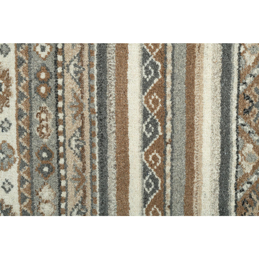 Thumbnail - Theko Wollteppich, Natur, Textil, Orientalisch, Rechteckig, 90x160 cm, für Fußbodenheizung geeignet, Teppiche & Böden, T...