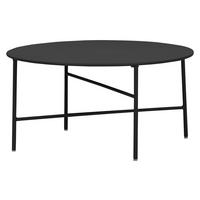 GARTENTISCH Schwarz - Schwarz, Holzwerkstoff (70/70/35cm) - ebuy24