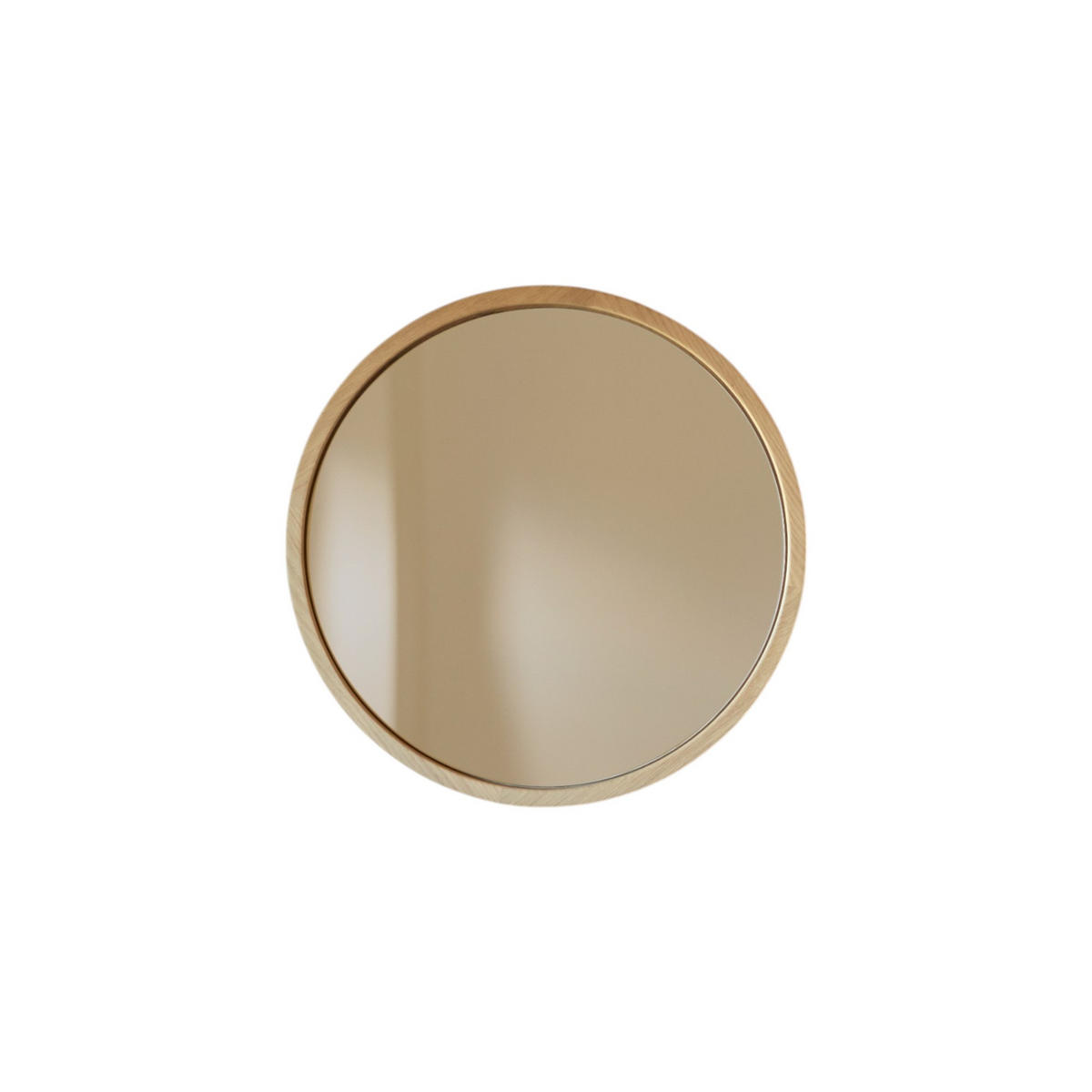 SPIEGEL Fanie Natur aus Eiche - Naturfarben, Holz (50/50/4cm) - Tikamoon