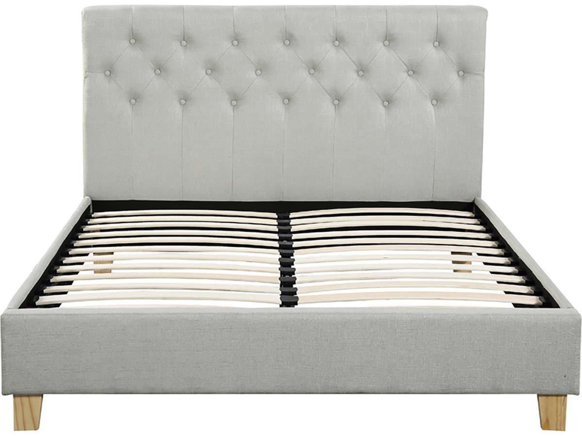POLSTERBETT Emmy Beige - Beige, Textil (140/190cm) - Habitat Garten