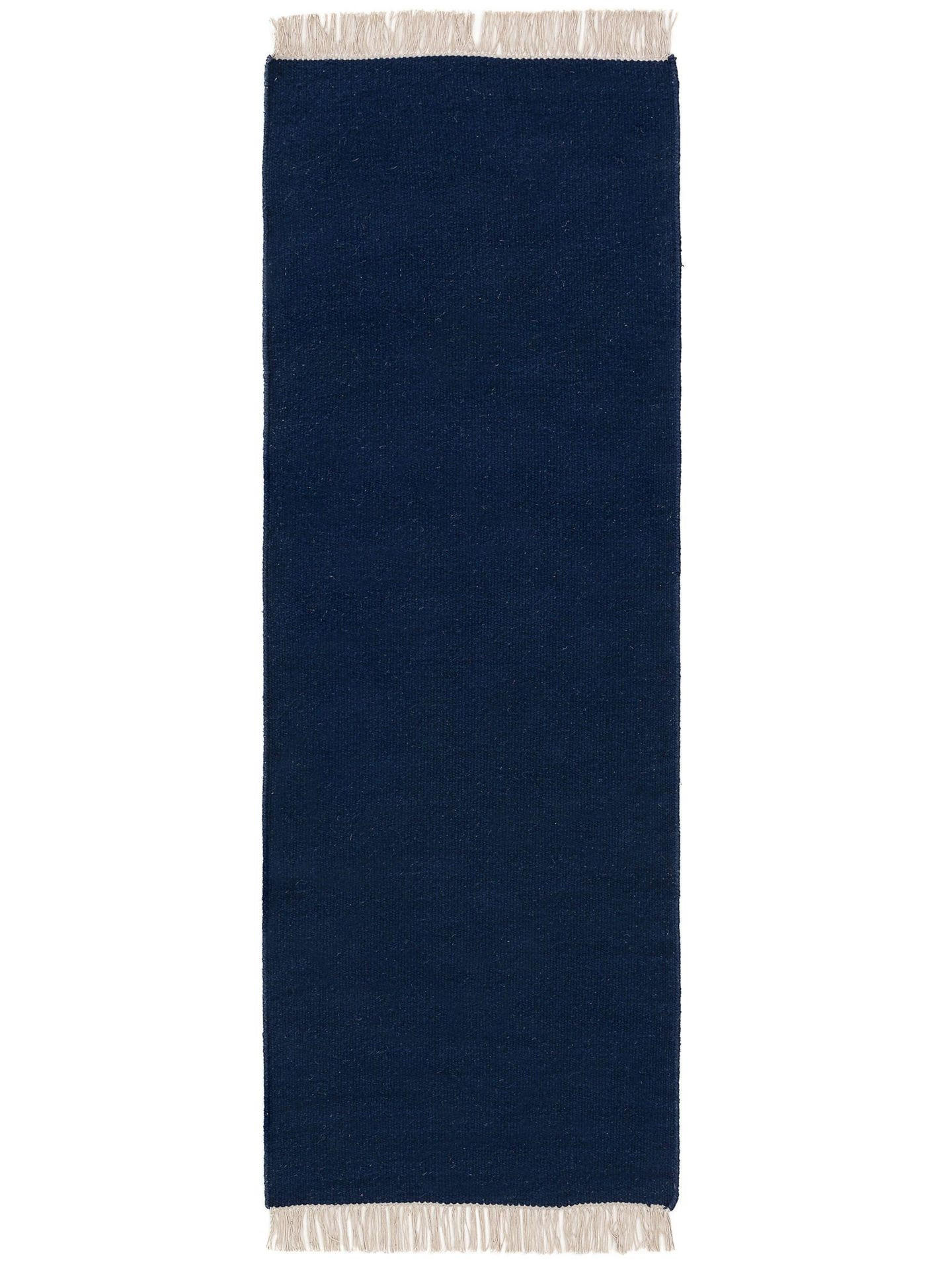 KUNSTLOFT VLNĚNÝ koberec Liv Tmavě modrá 80x250 cm