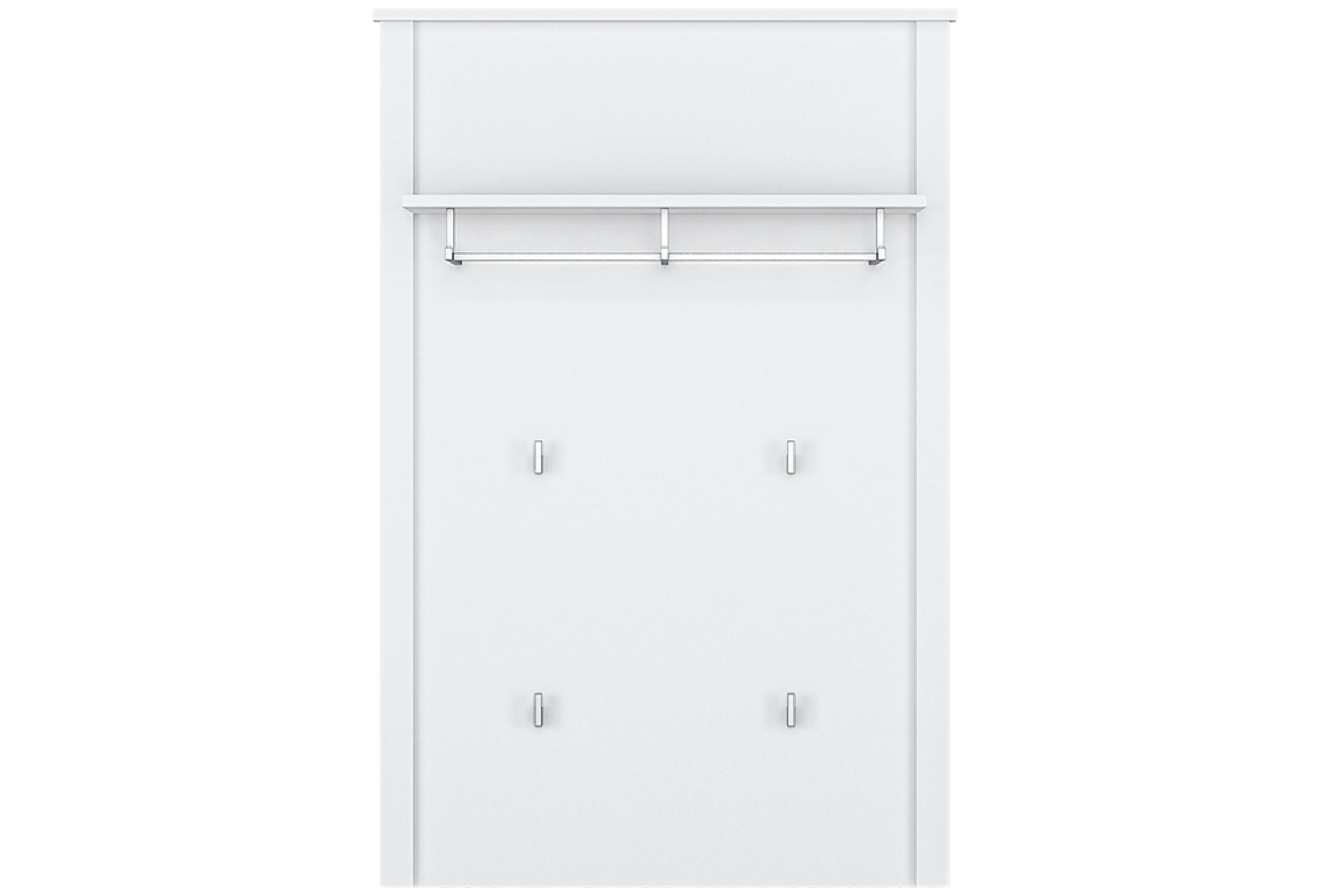 WANDGARDEROBE FARGE funktionell und vielseitig, weiß - Weiß, Holz (81/122/26cm) - KONSIMO®