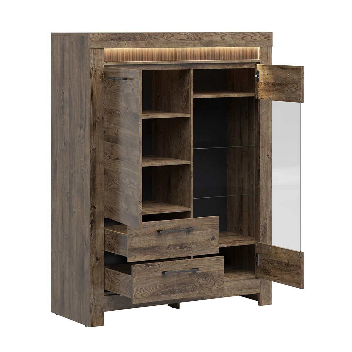 TODO - smeđa, drvni materijal (114/150/45cm) - Petits-meubles