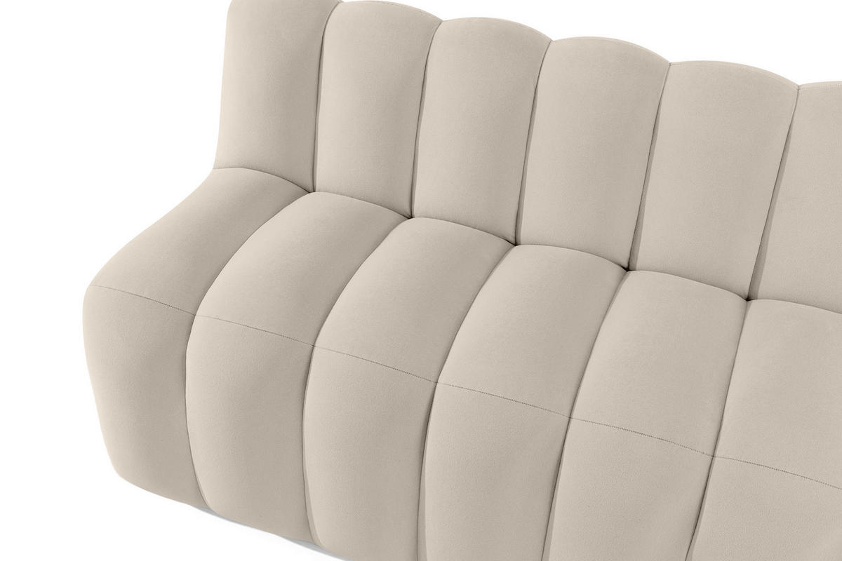 ESSZIMMERBANK CORDA, Cremig - Creme, Holz/Holzwerkstoff (203/78/71cm) - KONSIMO®