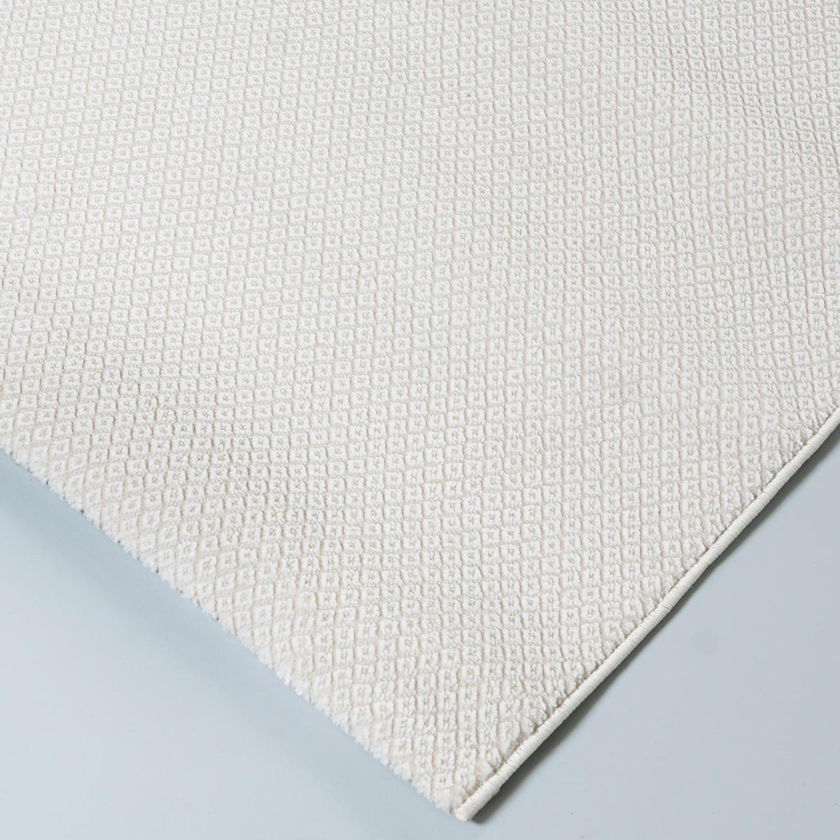 TEPPICH Weiß Modern Geometrisch - Rechteckig Minimalistisch - 300 x 400 cm - Ecru/Weiß, Textil (300/400cm) - Mazovia