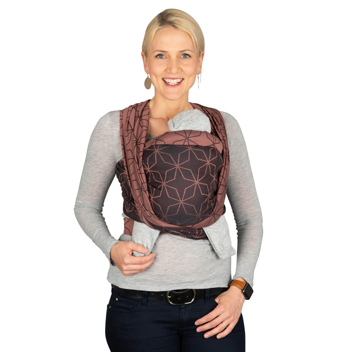 BABYTRAGETUCH Gewebtes Tragetuch kbA - Altrosa, Textil (70/0.1/460cm) - Hoppediz