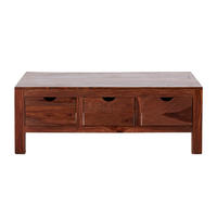 COUCHTISCH Oliver Dunkelbraun aus Palisander - Dunkelbraun, Holz (75/110/40cm) - Tikamoon