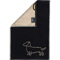GÄSTETUCH WE LOVE DOGS COMPANION 6248 SCHWARZ-BEIGE - 93 - Schwarz, Textil (30/50cm) - Cawoe