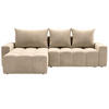 ECKSOFA Bresso Beige - Beige, Holz/Textil (255/168cm) - Graingold