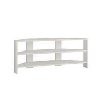 TV-ECKMÖBEL 3 Regale L114 cm - Thales - Weiß, Holzwerkstoff (36/45/114cm) - Calicosy