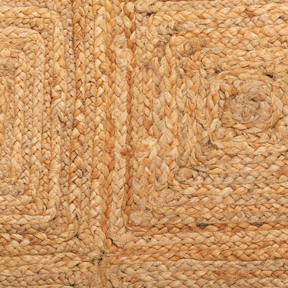 FLACHGEWEBETEPPICH 200/240 cm Goa Quadrate - Naturfarben, Naturmaterialien (200/240cm) - Steffensmeier