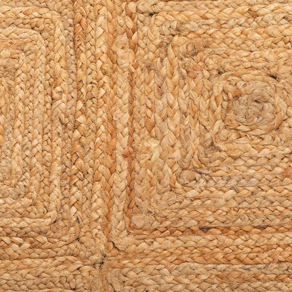 Thumbnail - Steffensmeier Flachgewebeteppich, Natur, Naturmaterialien, Kariert, Quadratisch, 200x200 cm, für Fußbodenheizung geeigne...