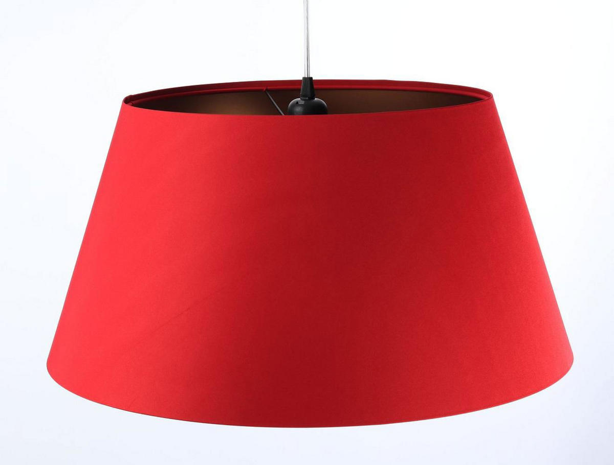 HÄNGELEUCHTE Rot 50/27 cm - Rot, Kunststoff (50/1.3/27cm) - ONZENO