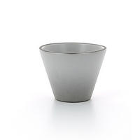 SCHALE EQUINOXE 5 cl Pfeffer - Hellgrau, Keramik (6.3/5/6.3cm) - Revol Porcelaine France