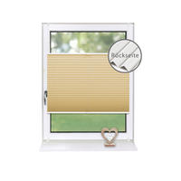 PLISSEE Thermo Basic 100 x 210cm Klemmfix ohne Bohren - Beige, Textil (100/210cm) - Deco-Raum