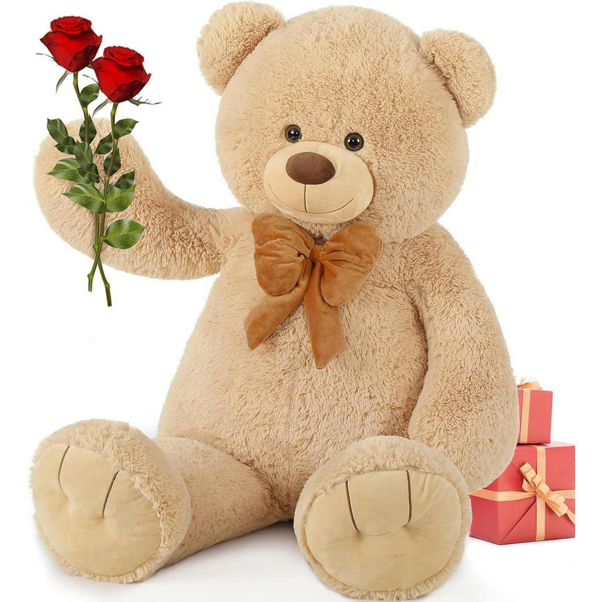 STOFFTIER Teddybär 120 cm Braun - Braun, Textil (90/120cm)