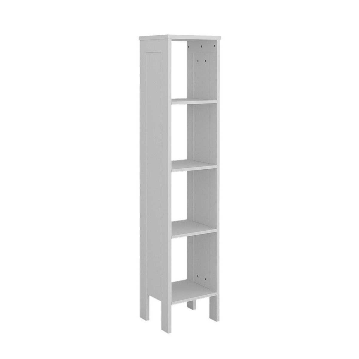 KINDERREGAL Ajaton Weiß 35.2 x 159.5 cm - Weiß, Holzwerkstoff (35.2/159.5/30.6cm) - VitaliSpa