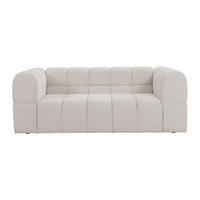 SOFA - 3 Personen - stoff - beige Rimalo - Beige, Textil (214/75/102cm) - Vente-Unique