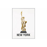 WANDBILD Gold 60/80 cm - Goldfarben/Schwarz, Glas (2.51/80cm) - KUNSTLOFT